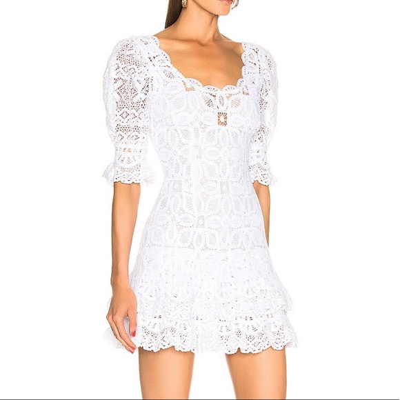 Jonathan Simkhai Crochet Lace Mini Dress - Picture 2 of 10